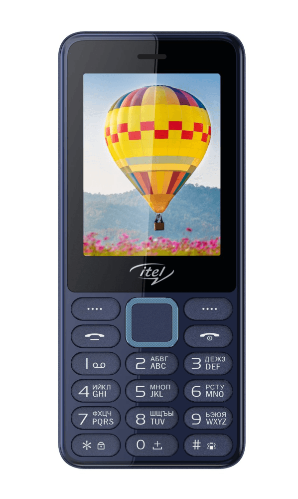 it5022 Dark Blue, 2.4'', 4MB RAM, 4MB, up to 32GB flash, 0.08Mpix, 2 Sim, 2G, BT v3.0, Micro-USB, Nucleus OS 2.1, 119 ммx51 ммx14,2 мм